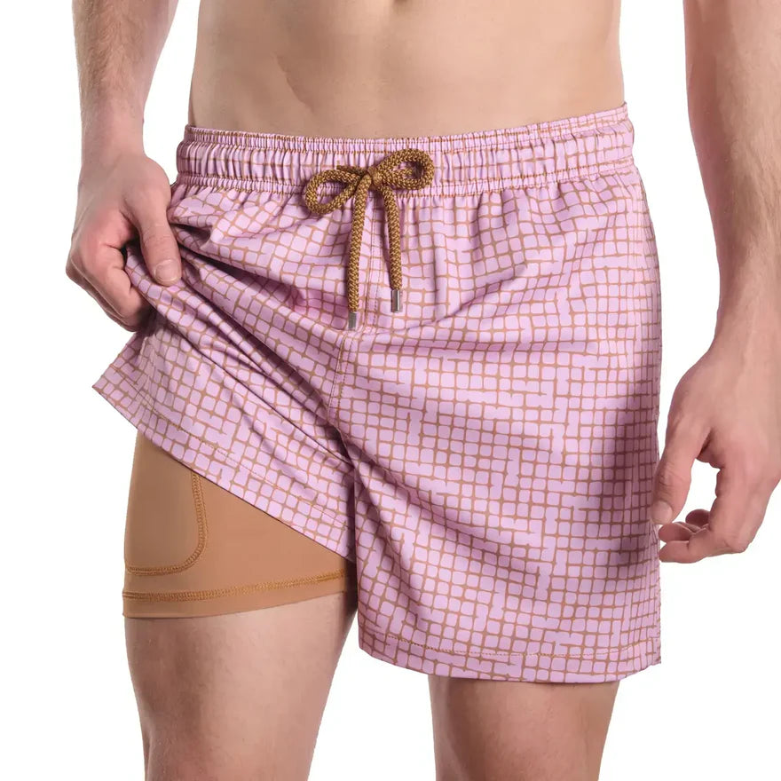 Men’s Premium Compression-Lined Hybrid Shorts
