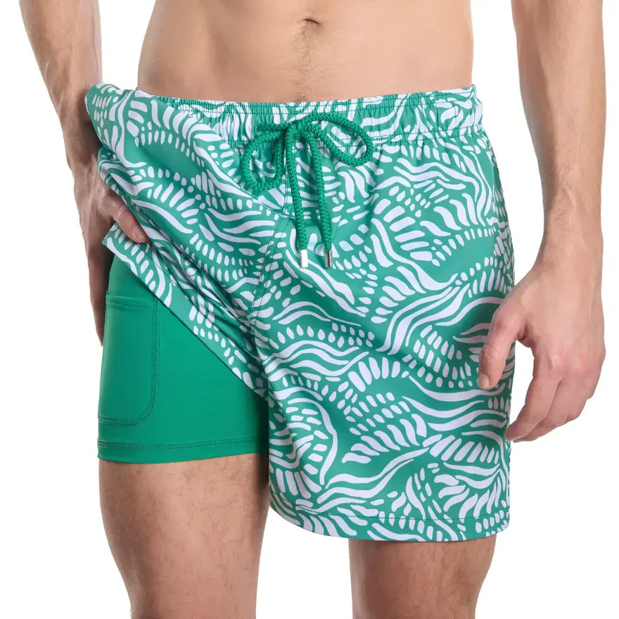 Men’s Premium Compression-Lined Hybrid Shorts